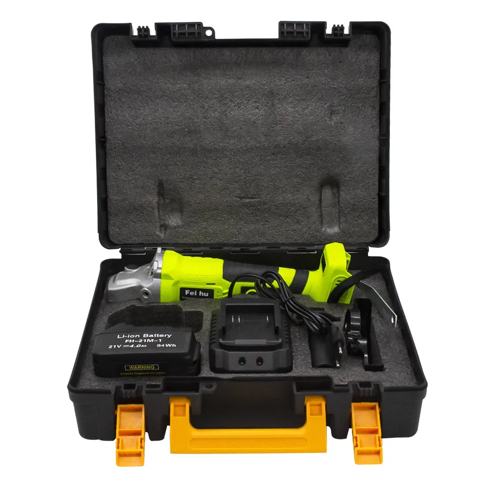 DIY Grade Electric Angle Grinder Brushless Motor Power Tool with Lithium Battery