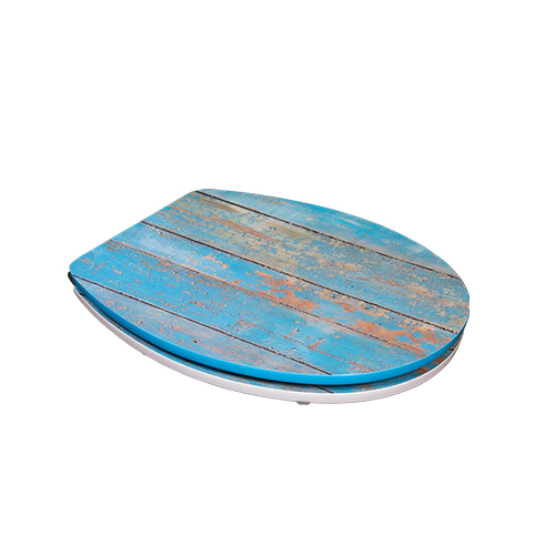 Wooden E1 MDF Soft Closing Toilet Seat Toilet Lid Seat Cover Dw-022