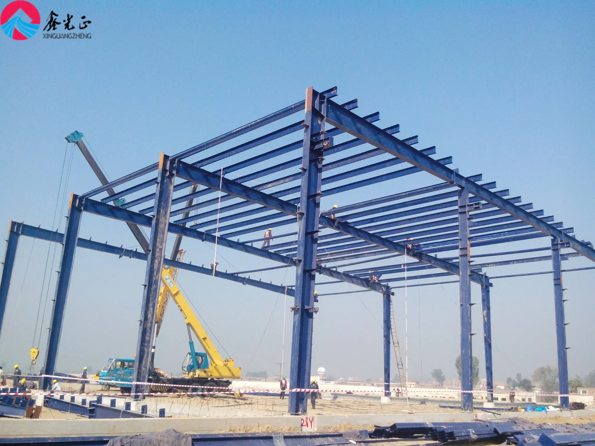 Customized Steel Structure Car Garage Hangar Factory Warehouse Workshop