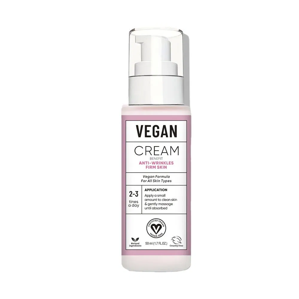 Vegan Anti-Aging Face Cream with Retinol and Collagen