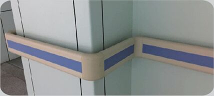 Wall Protection System and Hospital Vinyl Wall Guard