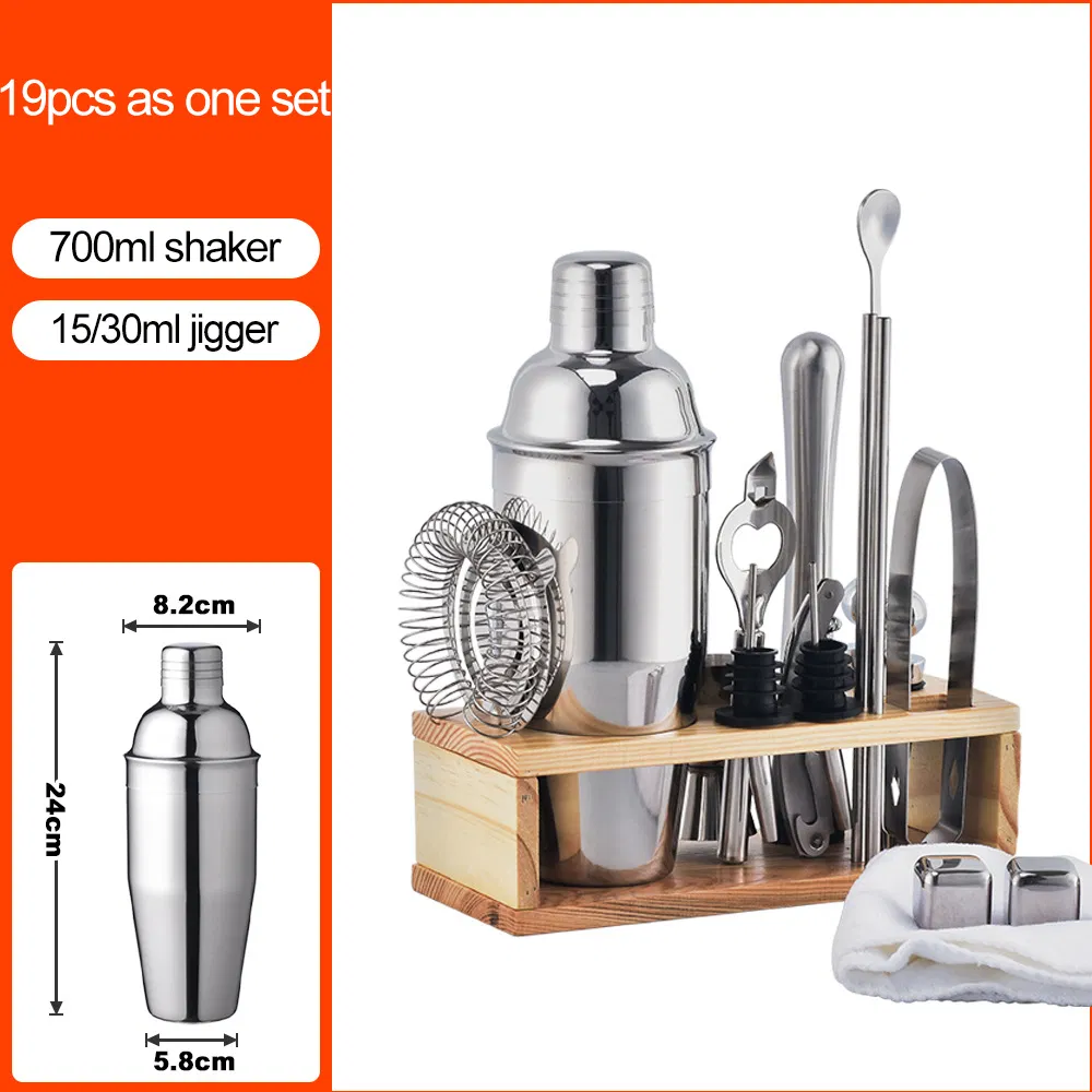 Perfect Home Bartending Kit and Cocktail Shaker Set for a True Drink Mixing Experience