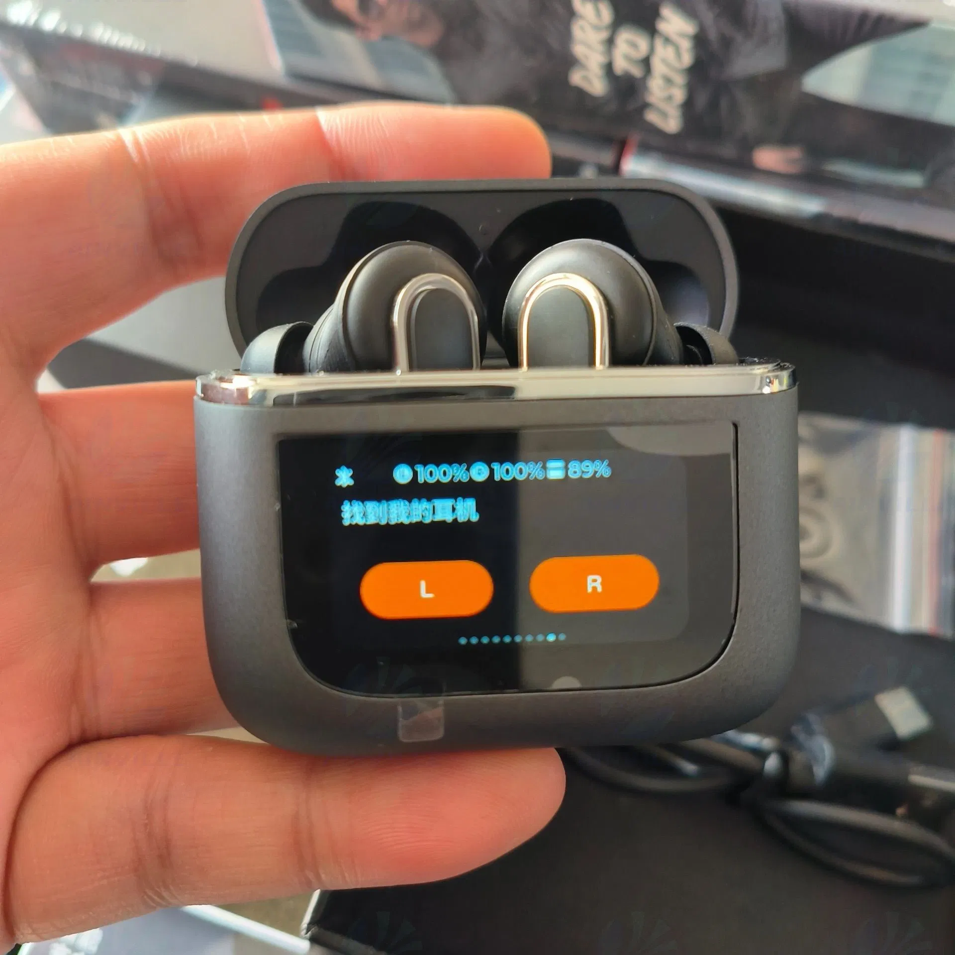 Беспроводные наушники V8 с шумоподавлением и сенсорным управлением