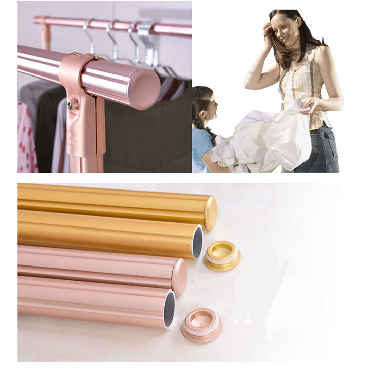 Vintage Industrial Style Golden Double Clothing Drying Rack