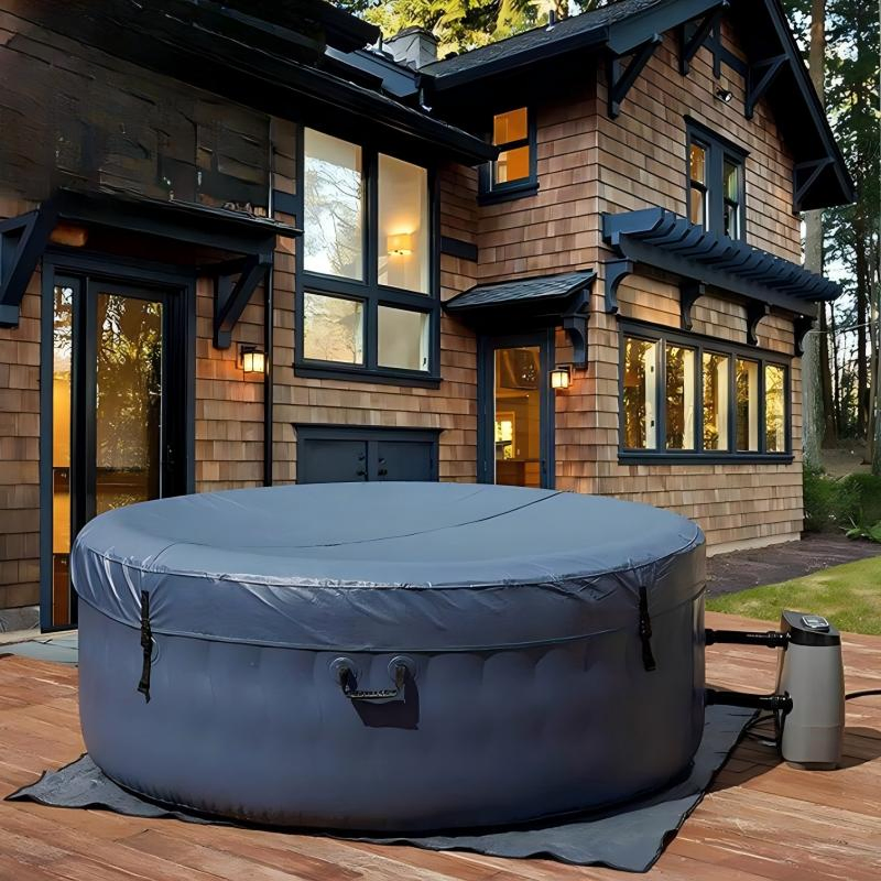 Надувная ванна для массажа с подогревом, уличный СПА