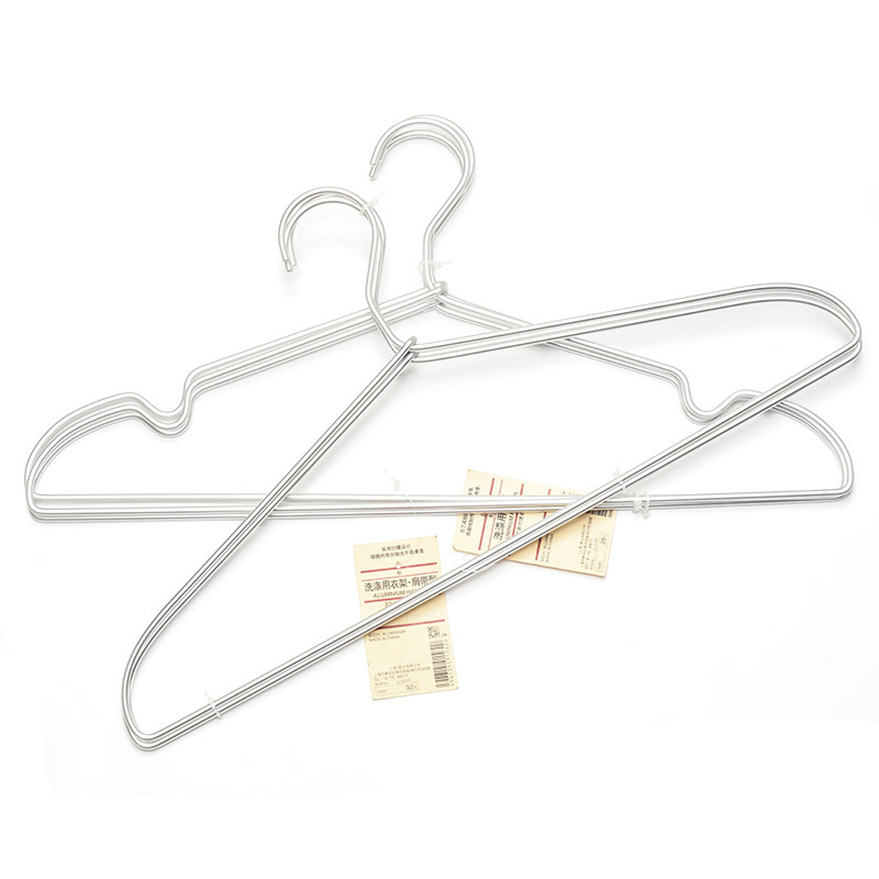 Aluminum Alloy Stainless Steel Metal Non-Slip Clothes Hanger Clothing Drying Storage Rack Hangers