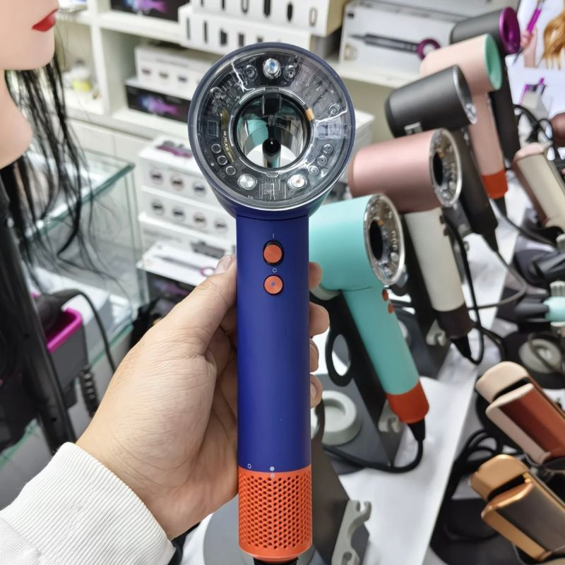 1600W Negative Ion Hair Dryer with Magnetic Nozzles Fast Drying Hair Styling Device