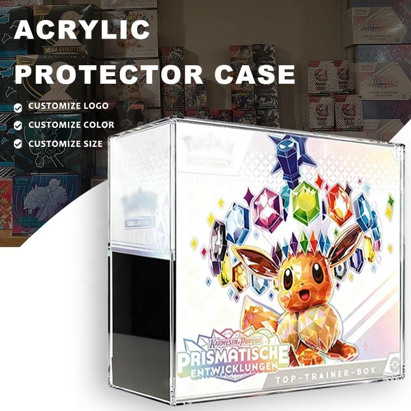 Clear Etb Acrylic Case with Magnetic Closure for Storage