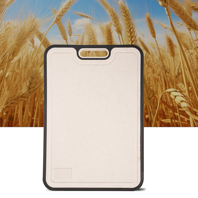 Chinese Innovation Pure Titanium Wheat Straw Double Sided Titanium Cutting Board