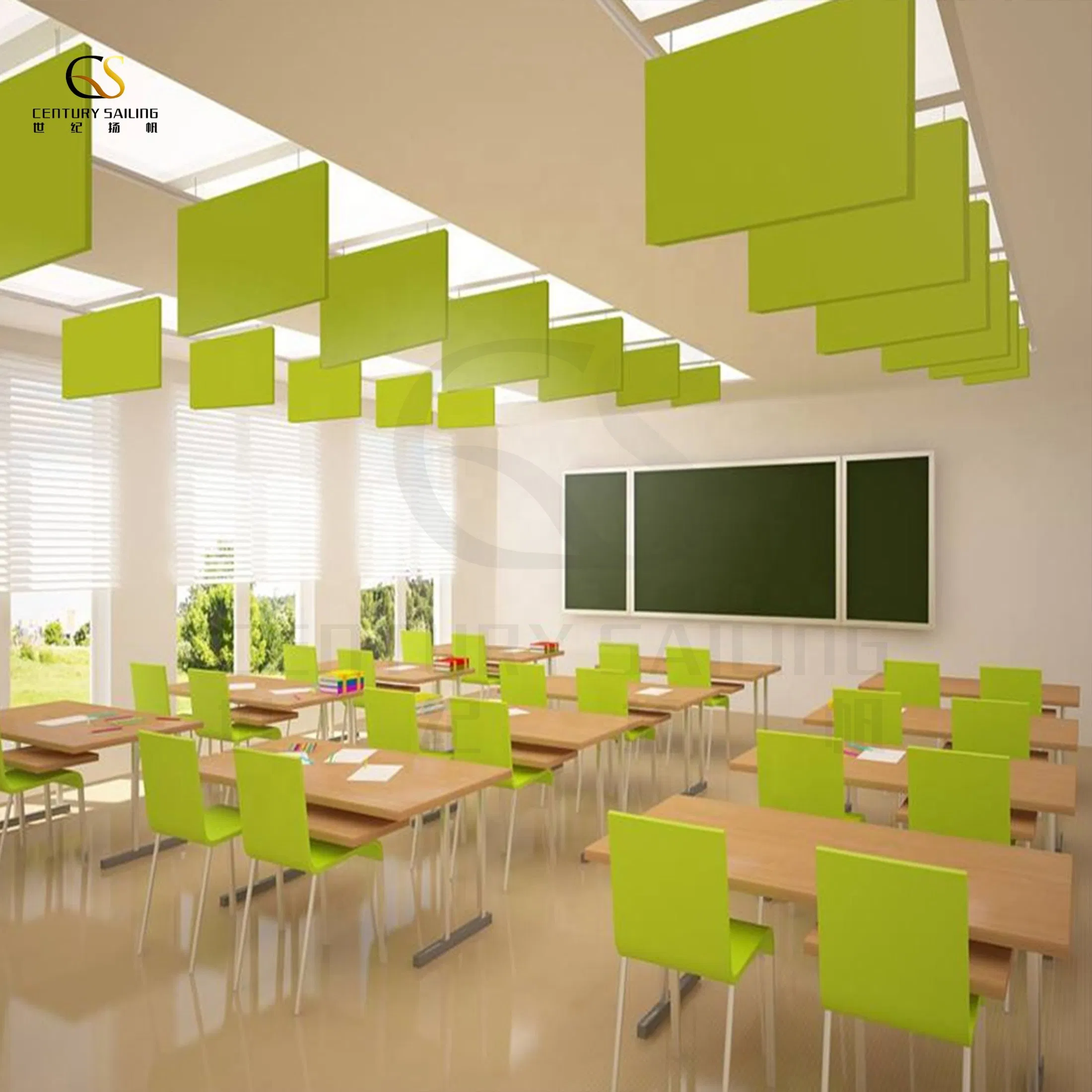 Multi-Function Acoustic Ceiling Board Glass Wool Fiberglass Ceiling