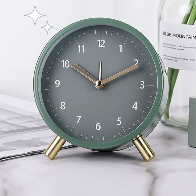 Desktop Silent Clock Simple Bedroom Alarm Living Room Stylish Creative Desk Clock