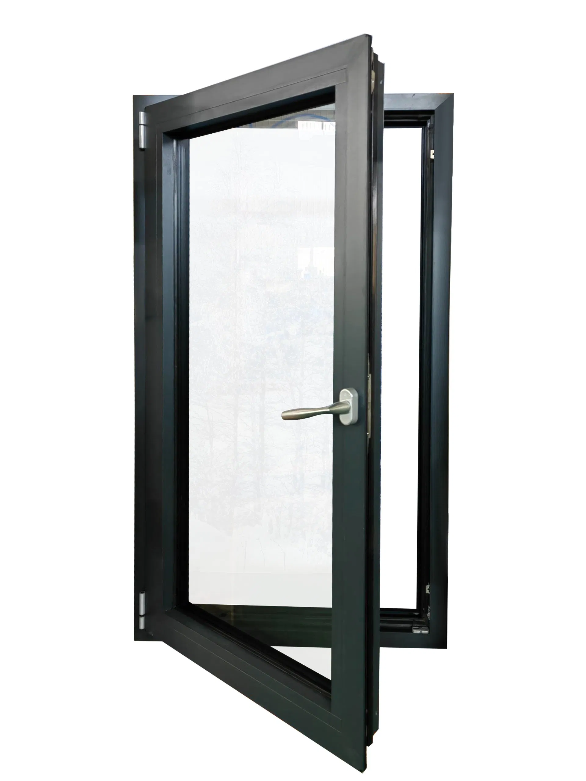 Penjoy Certified Modern High Quality Aluminum Casement Window Triple Pane