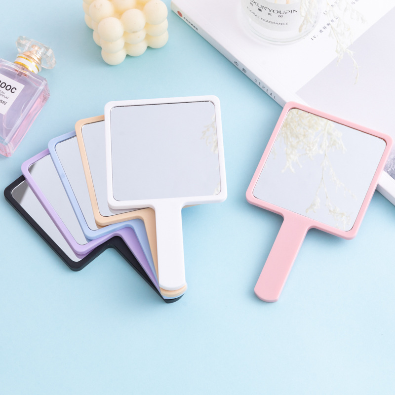 Large Square Compact Handheld Mirror Portable Makeup Mirror with Your Logo Print