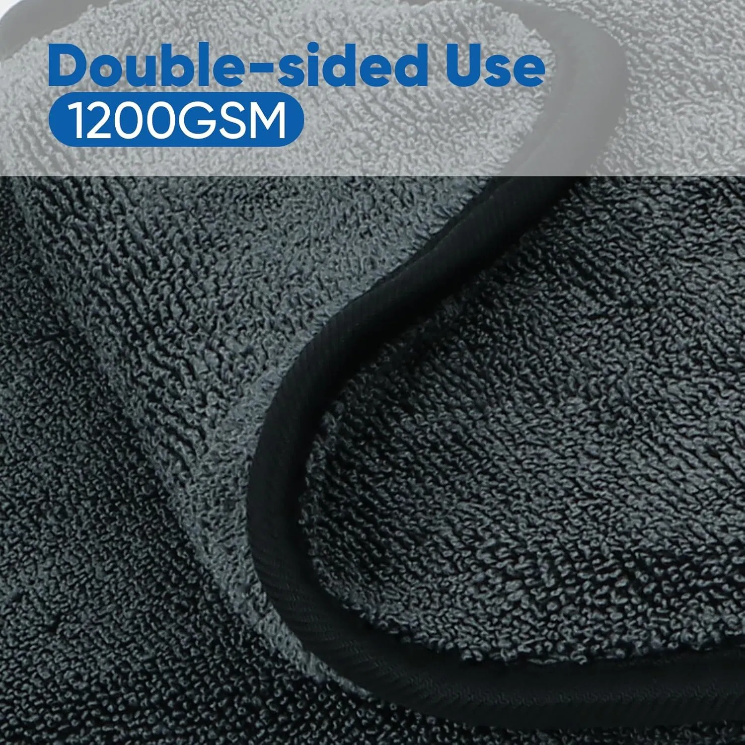 Large Size Car Micro Fiber Cloths Cleaning Twisted Loop Drying Towels
