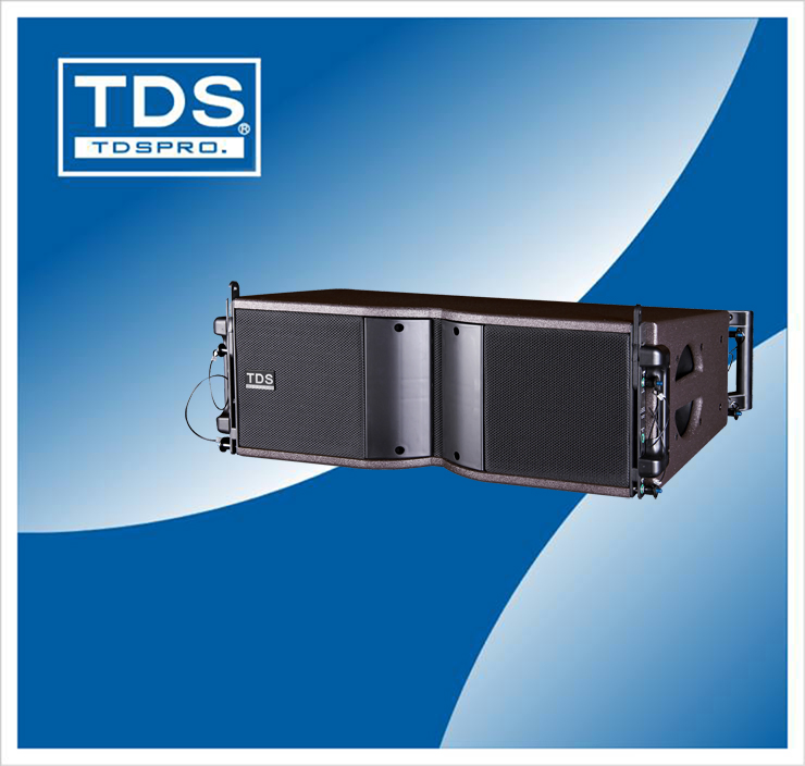 Dual 8inch Line Array System PA Speaker Compact Line Array Loudspeaker