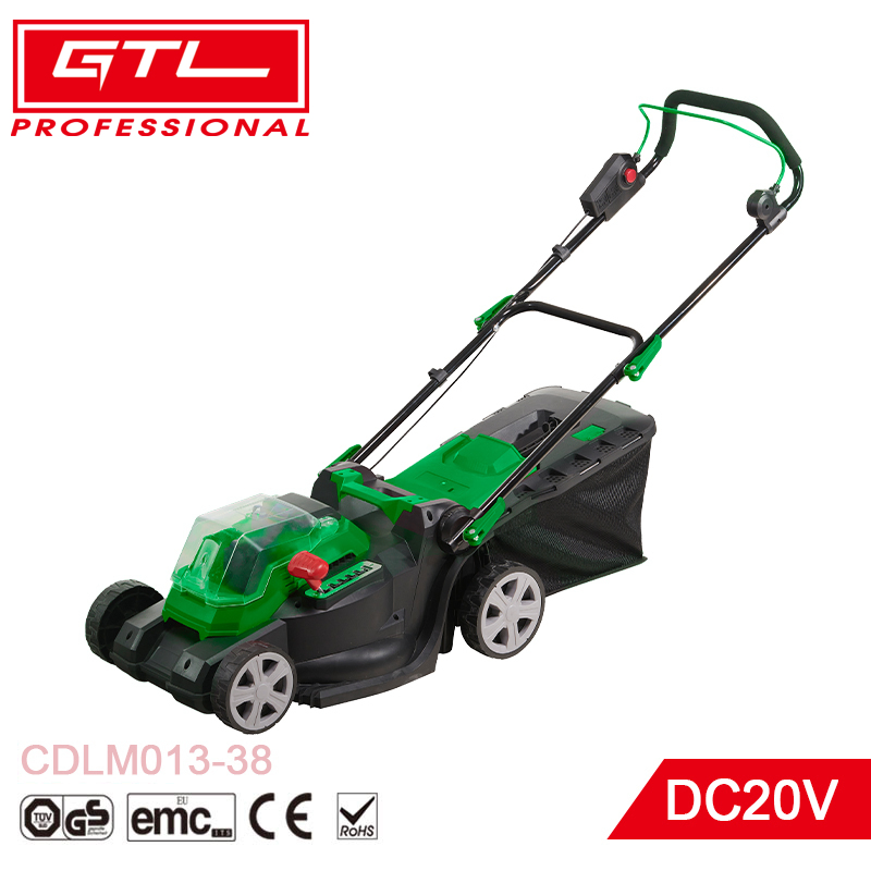 38cm Gear Box Driver 20V Cordless Lawn Mower with Brushless Motor (CDLM013-38)