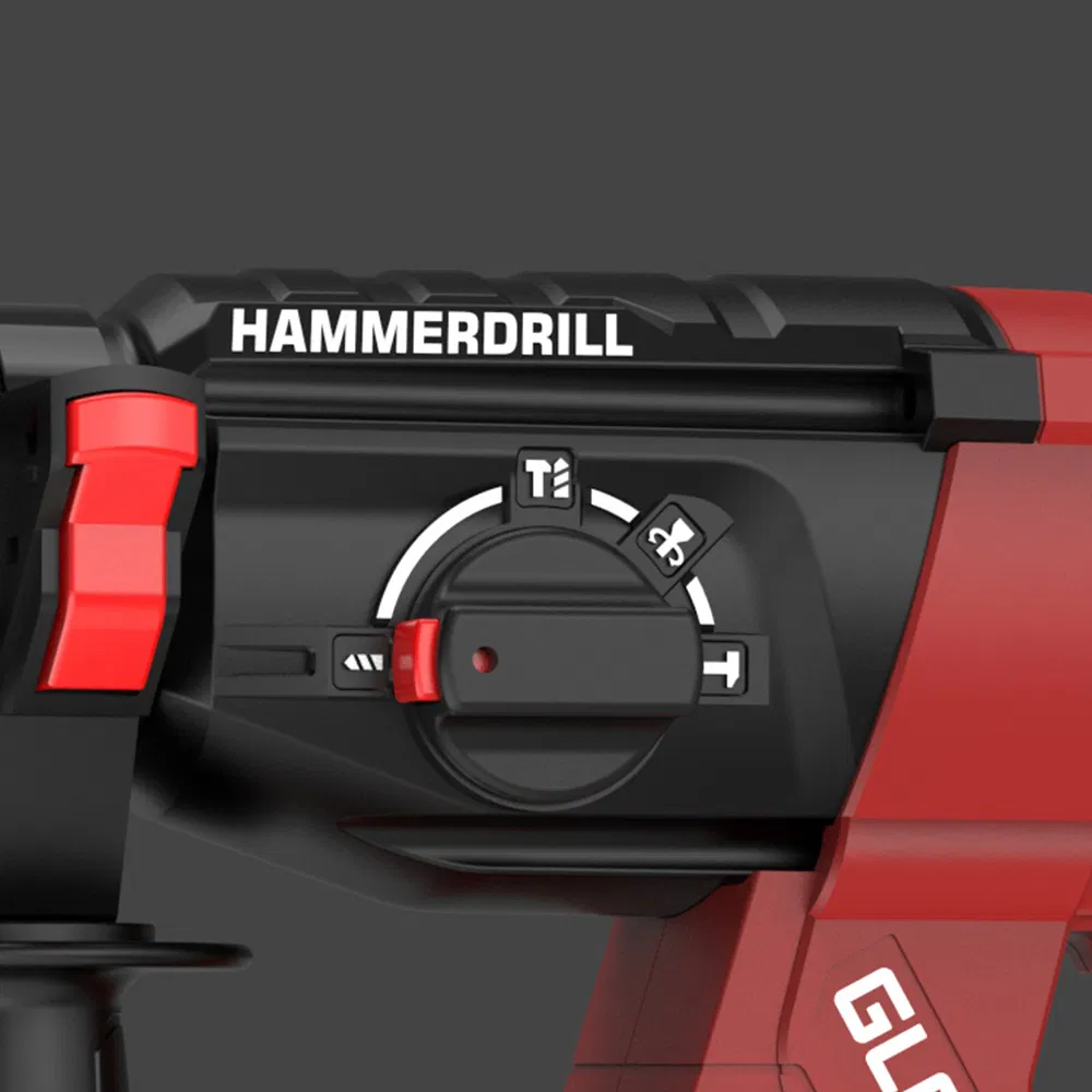 Glgw 20V Brushless Concrete Breaker Drilling Capacity Cordless Rotary Hammer Kit with Battery and Charger