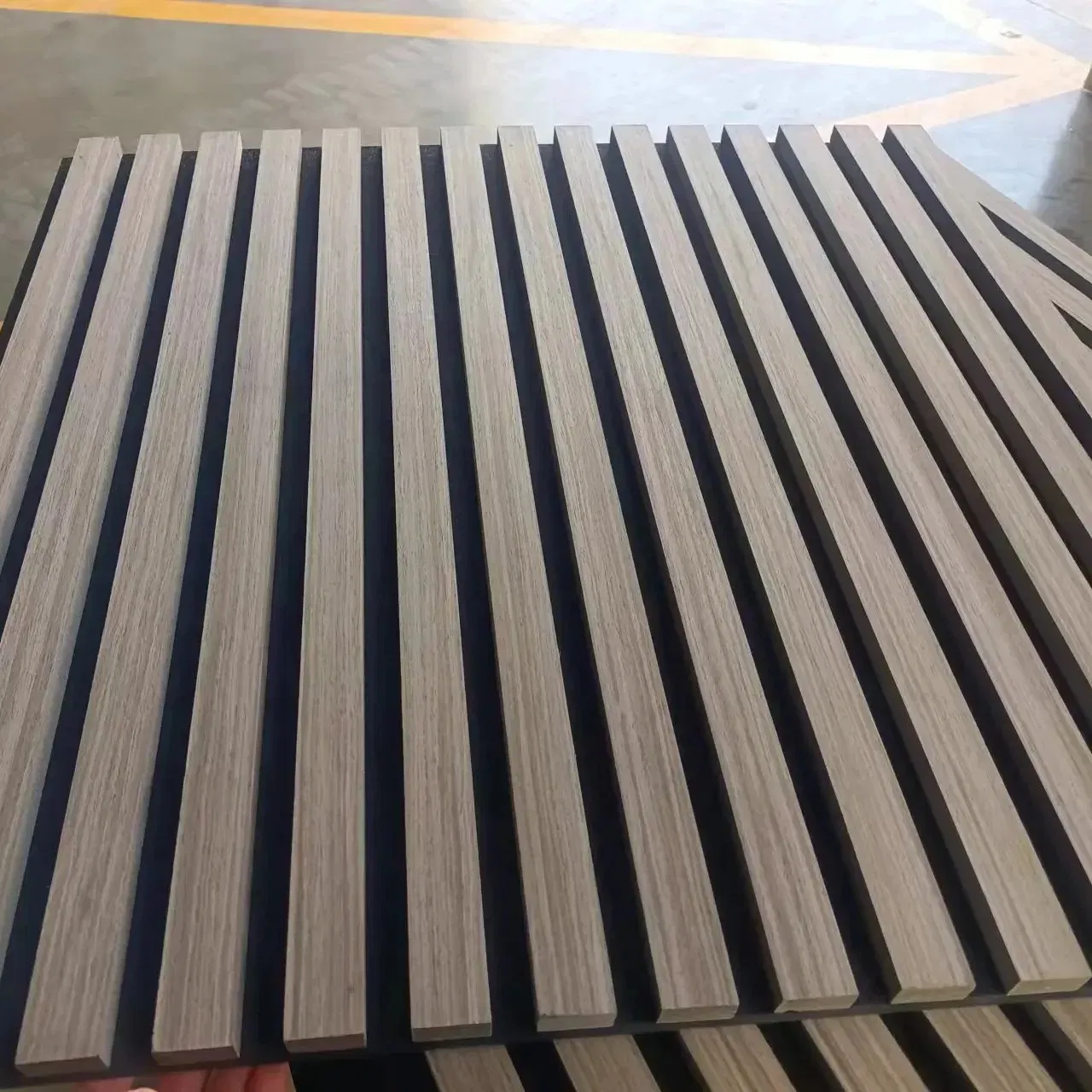 Sunrise 9mm Full-Page Black Polyester Fiber Acoustic Panel Batten Sound-Absorbing Board Base Plate