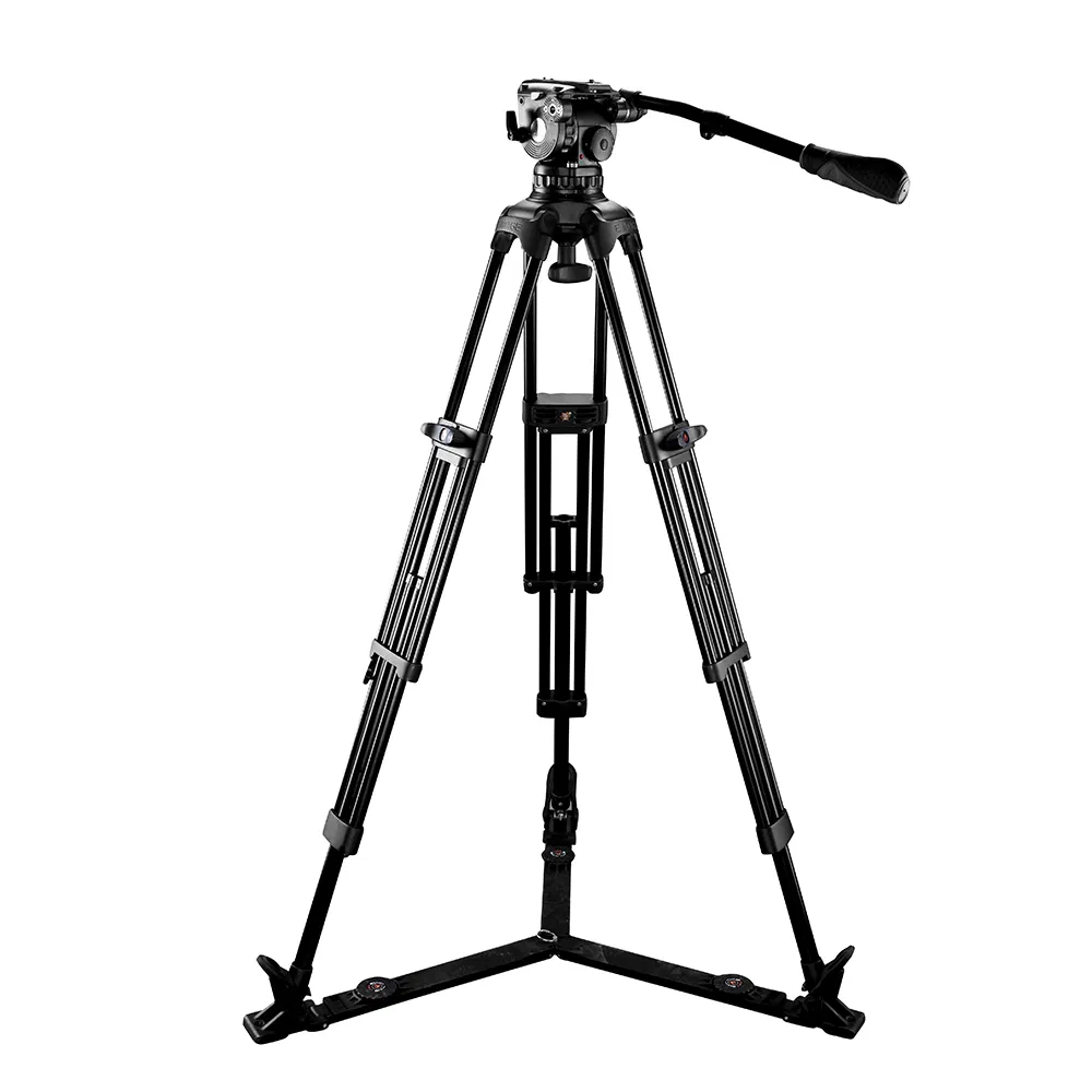E-Image 100mm Bowl Video Fluid Head with Aluminum Tripod Kit (EG10A2L)