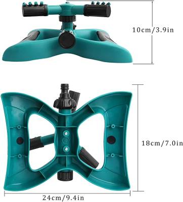 360-Degree Automatic Rotating Large Three-Fork Sprinkler