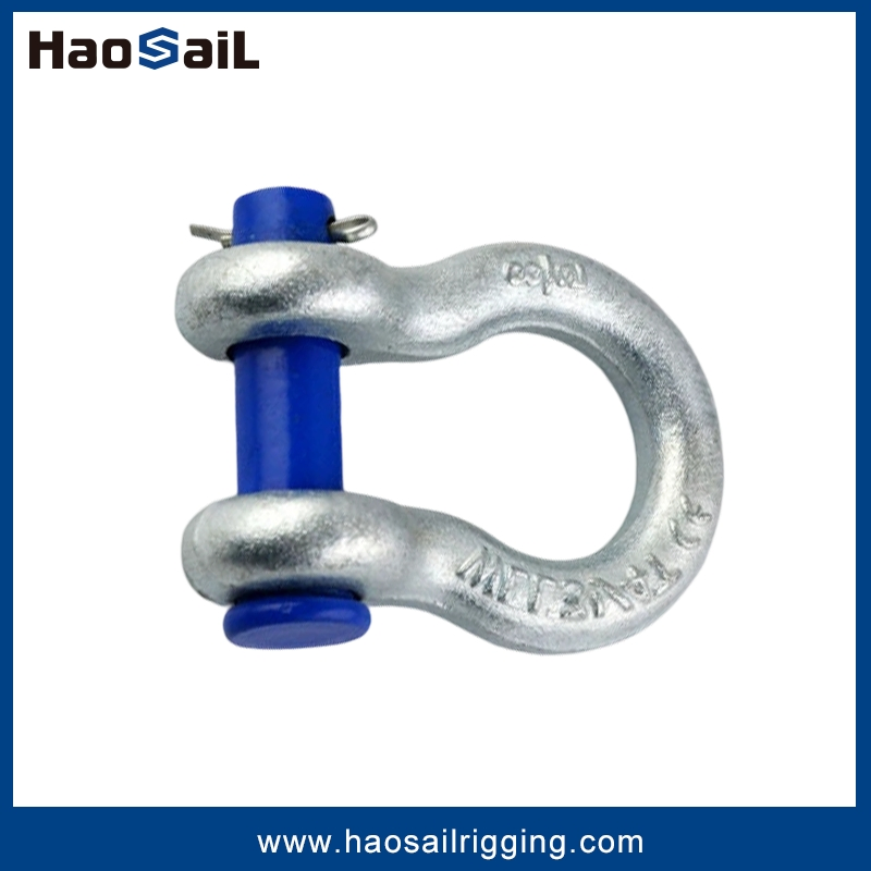 Rigging Hardware G 213 Bow Type Shackle for Wire Rope Connection/Marine/Lifting Equipment