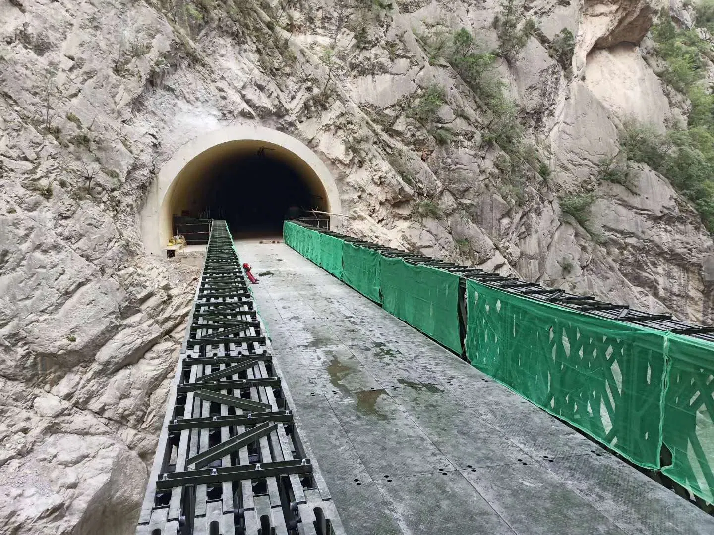 Prefabricated Steel Bailey Bridge Zb200 for Building