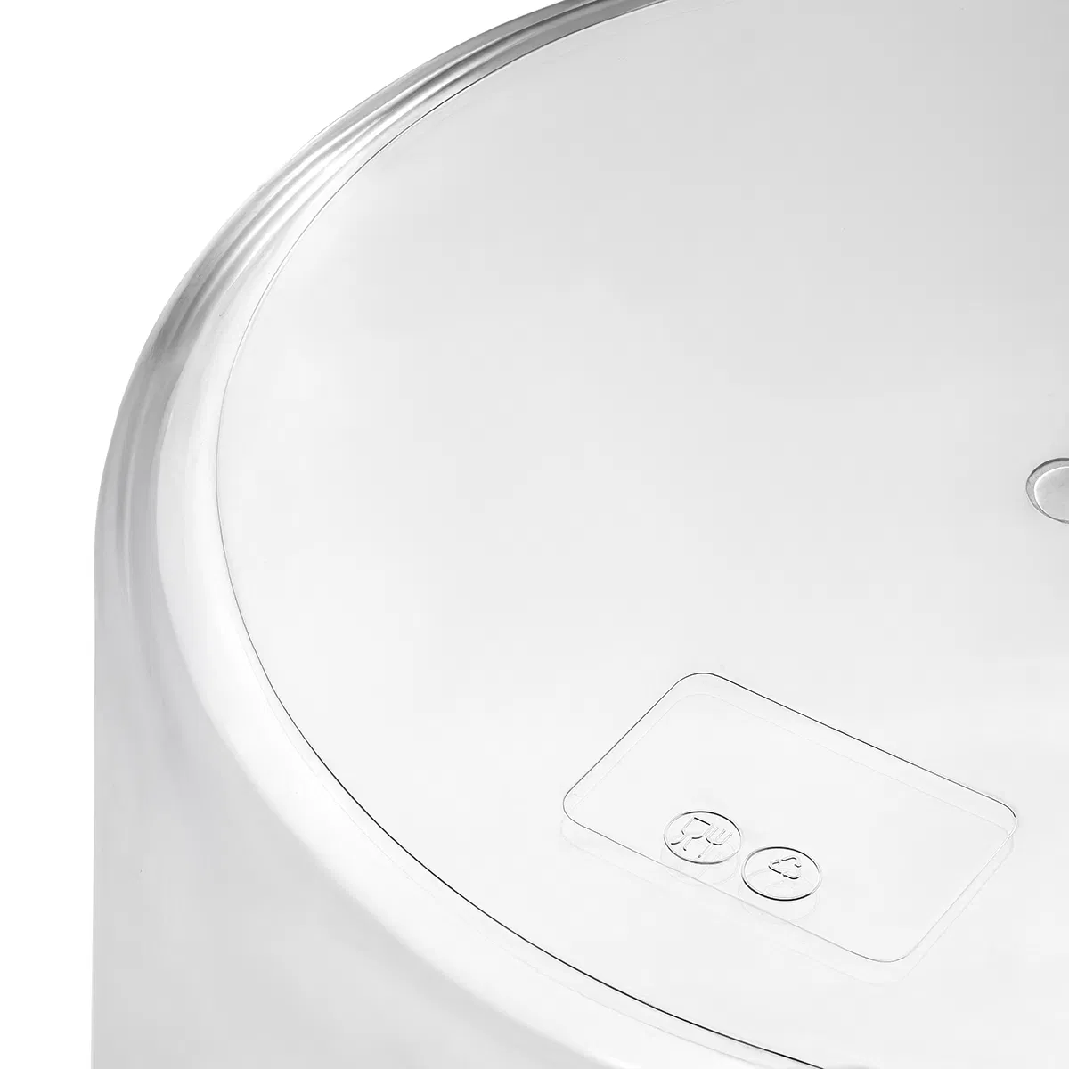 Factory Supply Custom Logo Portable PC Car Washing Bucket Plastic Transparent Bucket with Lid for Car Detailing