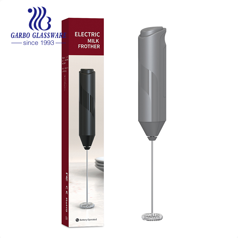 Stocked Battery Electric Automatic Egg Whisk Handheld Milk Frother Foam Maker for Whisk Coffee