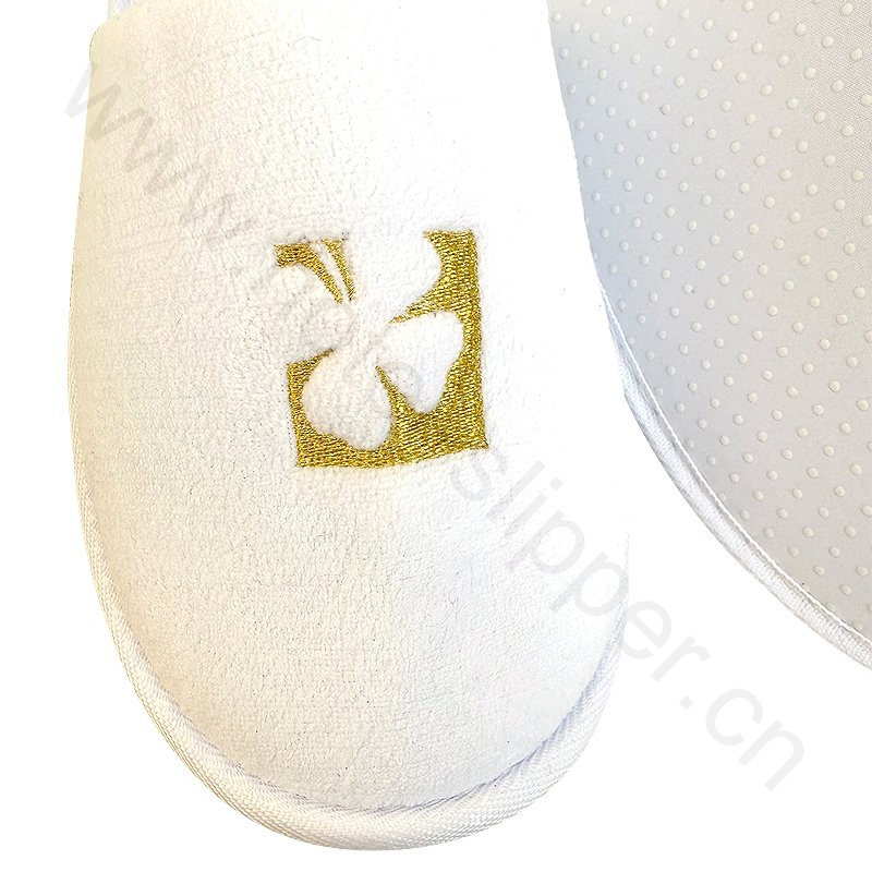 Soft and Cozy Velour Hotel Slippers for Relaxing Stays