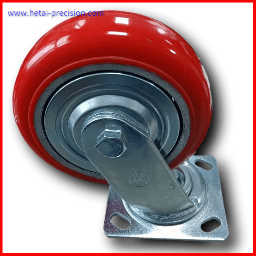 Custom Heavy Duty Metal Brake Industrial Caster Wheels, for Heavy Duty Steel Locking Job Site Van Truck Garage Storage Security Tool Box Safe Chest