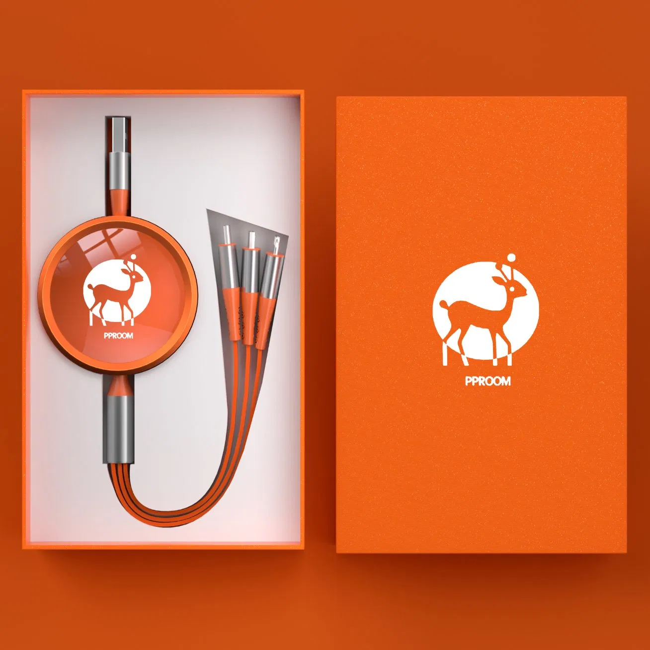 High Quality, Good Quality Customizable Logo Data Cable for Christmas