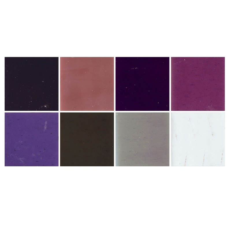 Coe90 8-Color Glass Fusing Kit Multi-Color Assortment