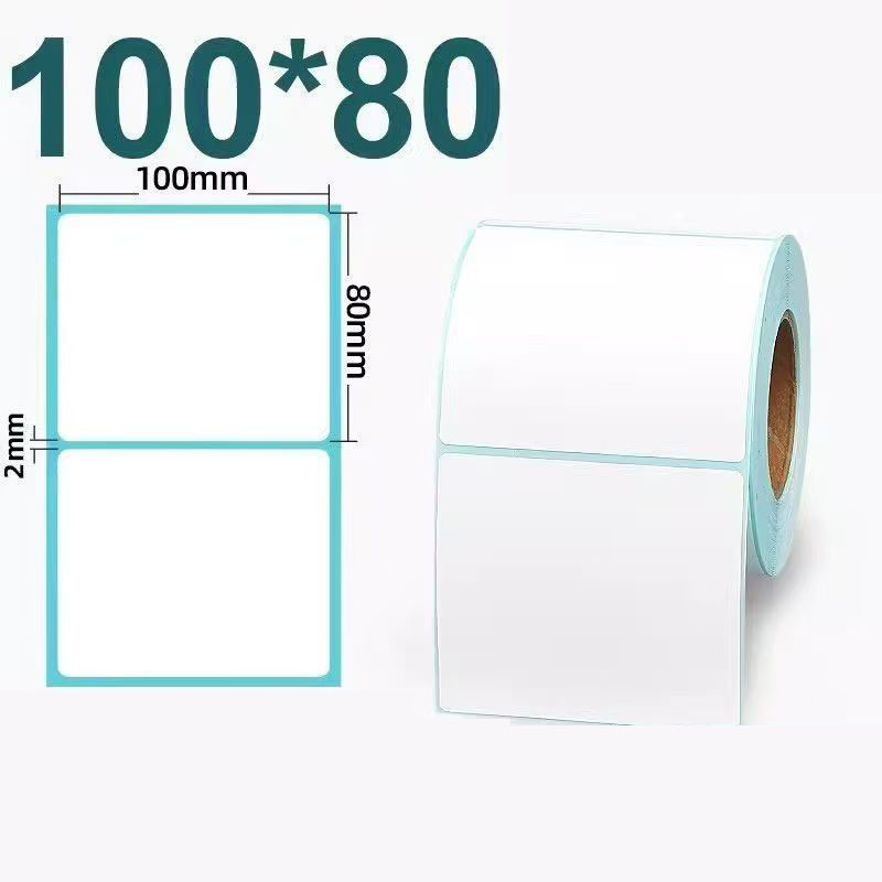 High Quality White Thermal Self-Adhesive Label Sticker Paper for Supermarket Labels