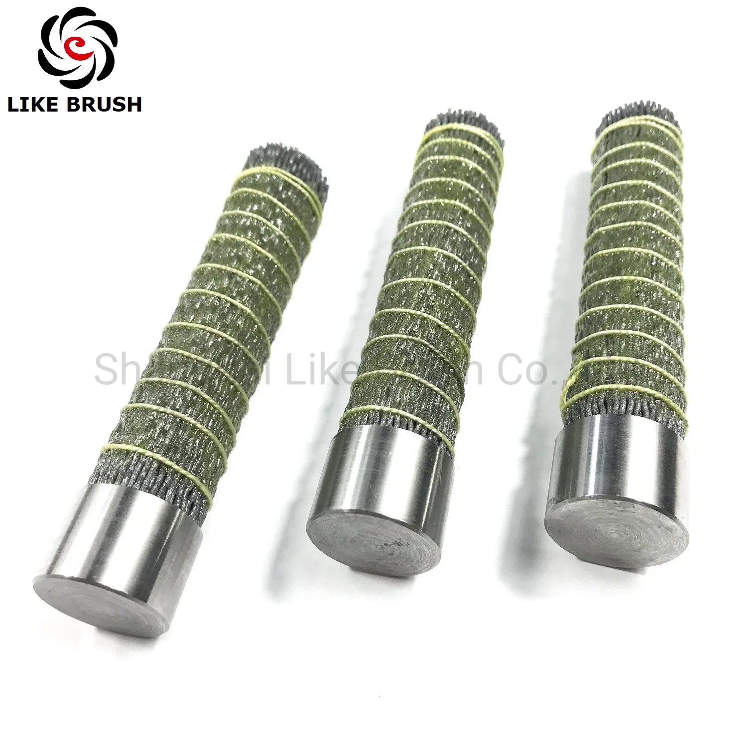 240 Grit Abrasive Wire Polishing End Brushes with Rope