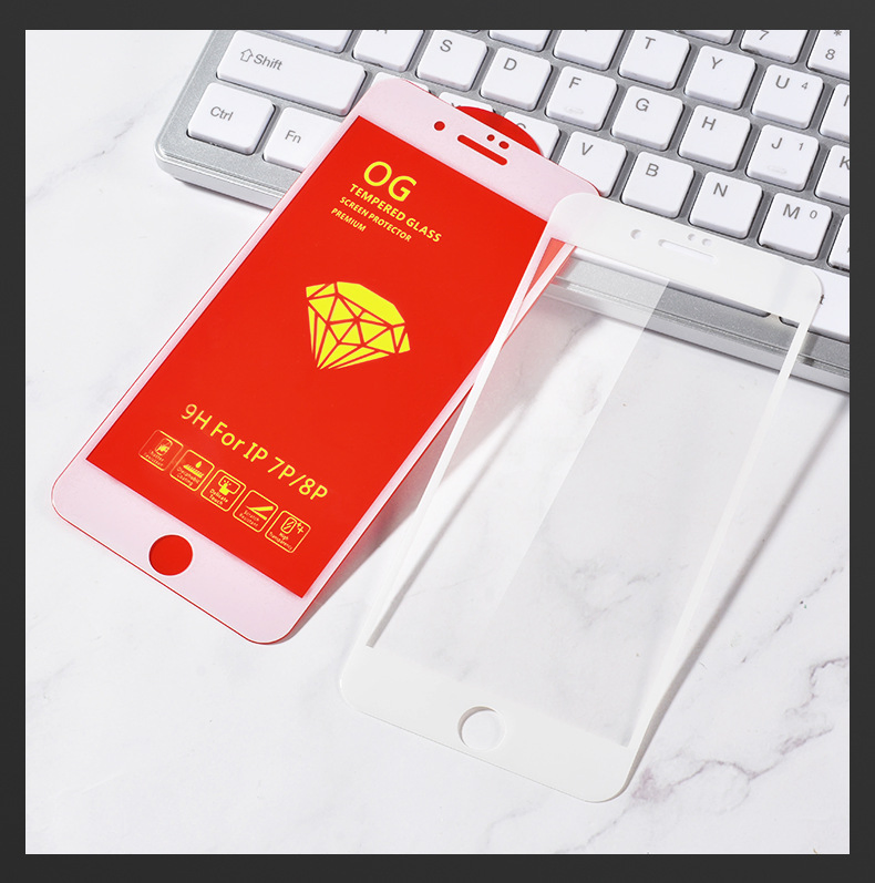 Redmi iPhone Tempered Glass 0.33mm 9h 2.5D Screen Protector Glass