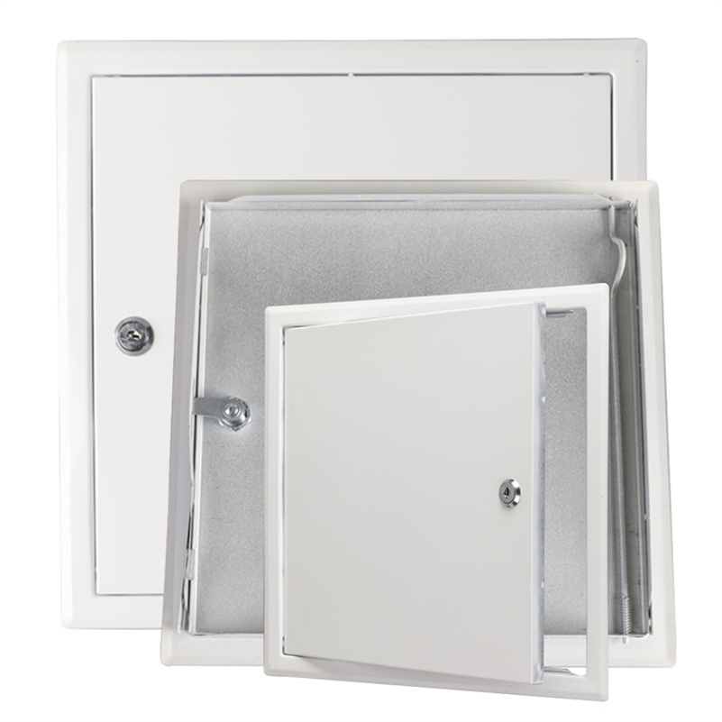 Stainless Steel Drywall Access Door Galvanized Steel Access Panel with Cylinder Lock