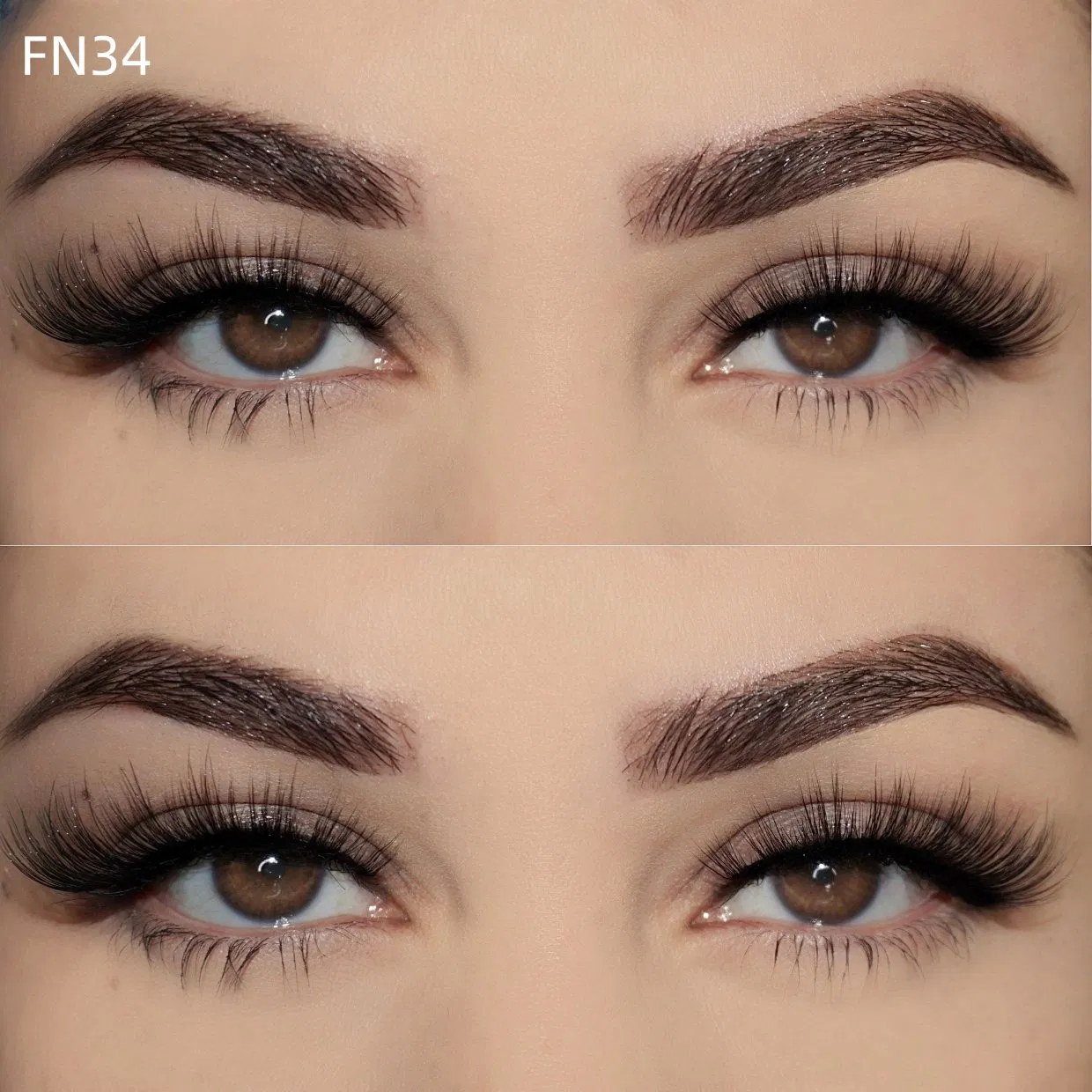 Custom Wholesale Faux Mink Lashes 3D Handmade Natural, Soft & Lightweight Strip Lashes