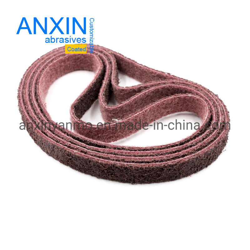 Premium Red Sanding Belt for Metal Surface Polishing and Grinding
