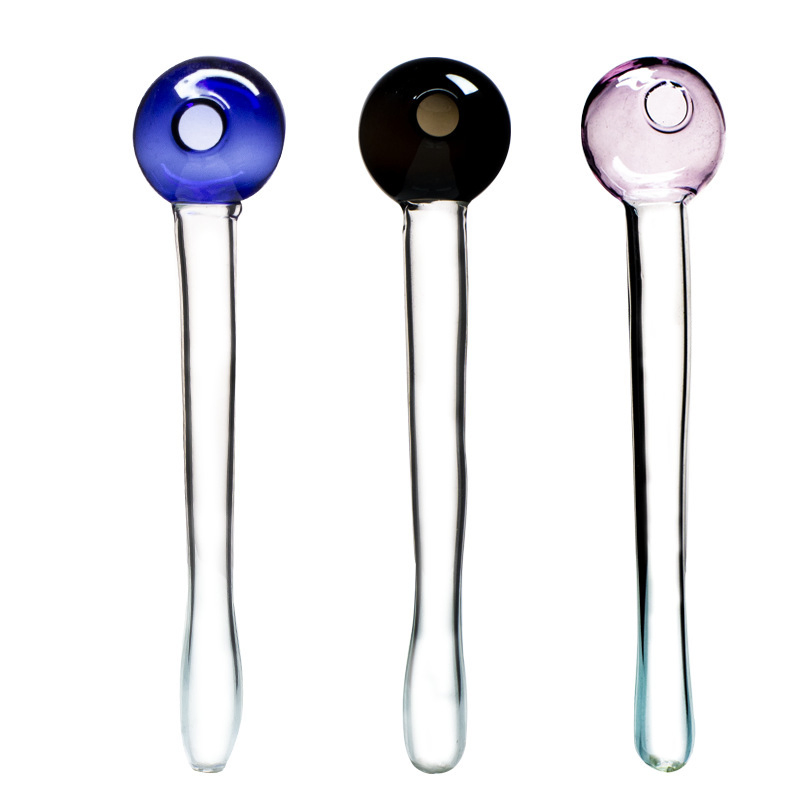 Available Smoking Accessories Sweet Puff Crack Pipe Glass Oil Burner Pipe