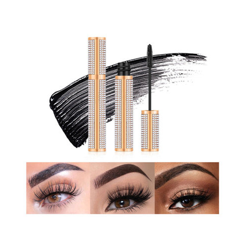 OEM Diamond Encrusted Star 4D Mascara Long Curl Waterproof Eye Makeup
