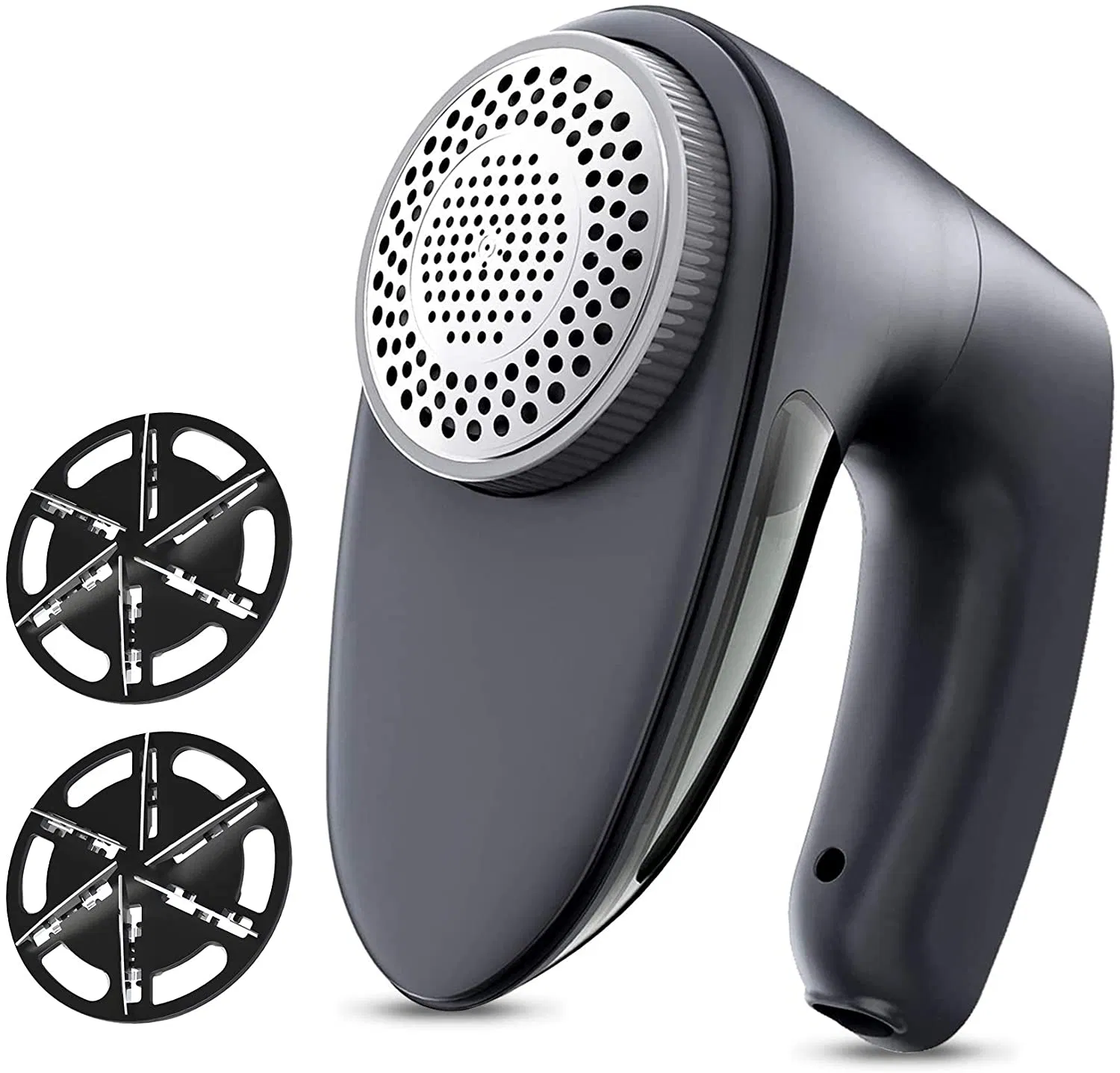 Fabric Shaver, Rechargeable Lint Remover with 6-Blades and Electrostatic Brush, Effectively and Quickly Remove Fuzz for Clothes, Sweater, Couch, Blanket, Curtai