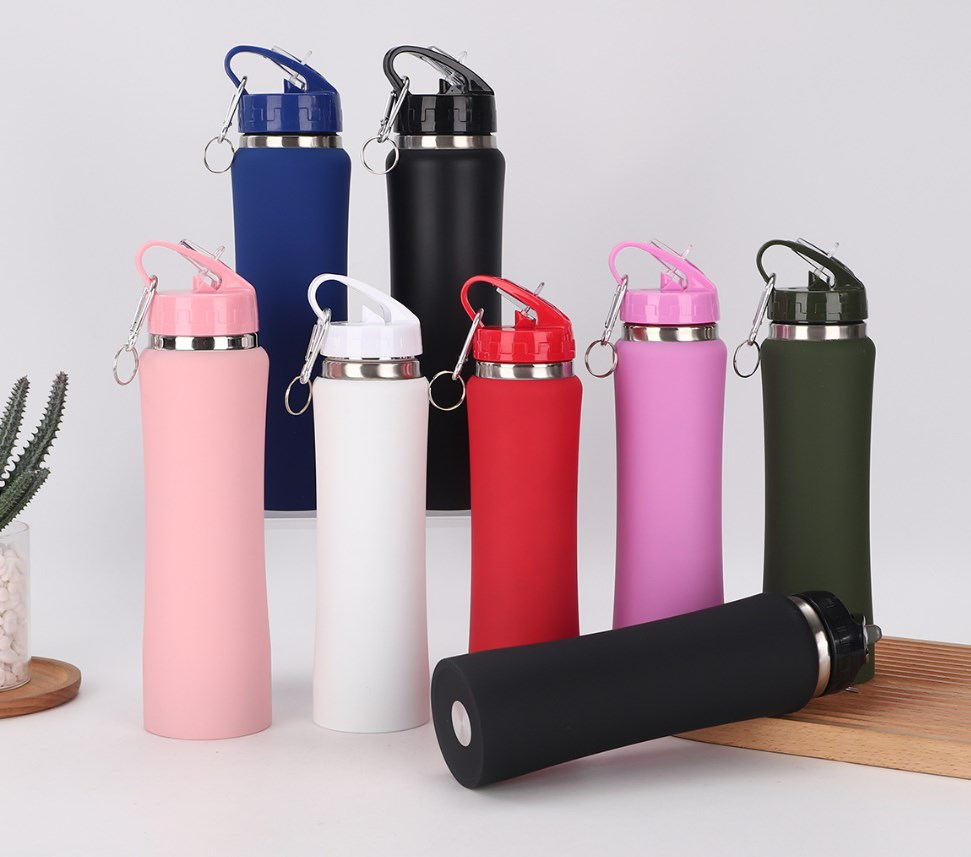 750ml Insulated Tumbler Double-Layer Insulated Stainless Steel Sports Water Bottle for Cold Hot Beverages