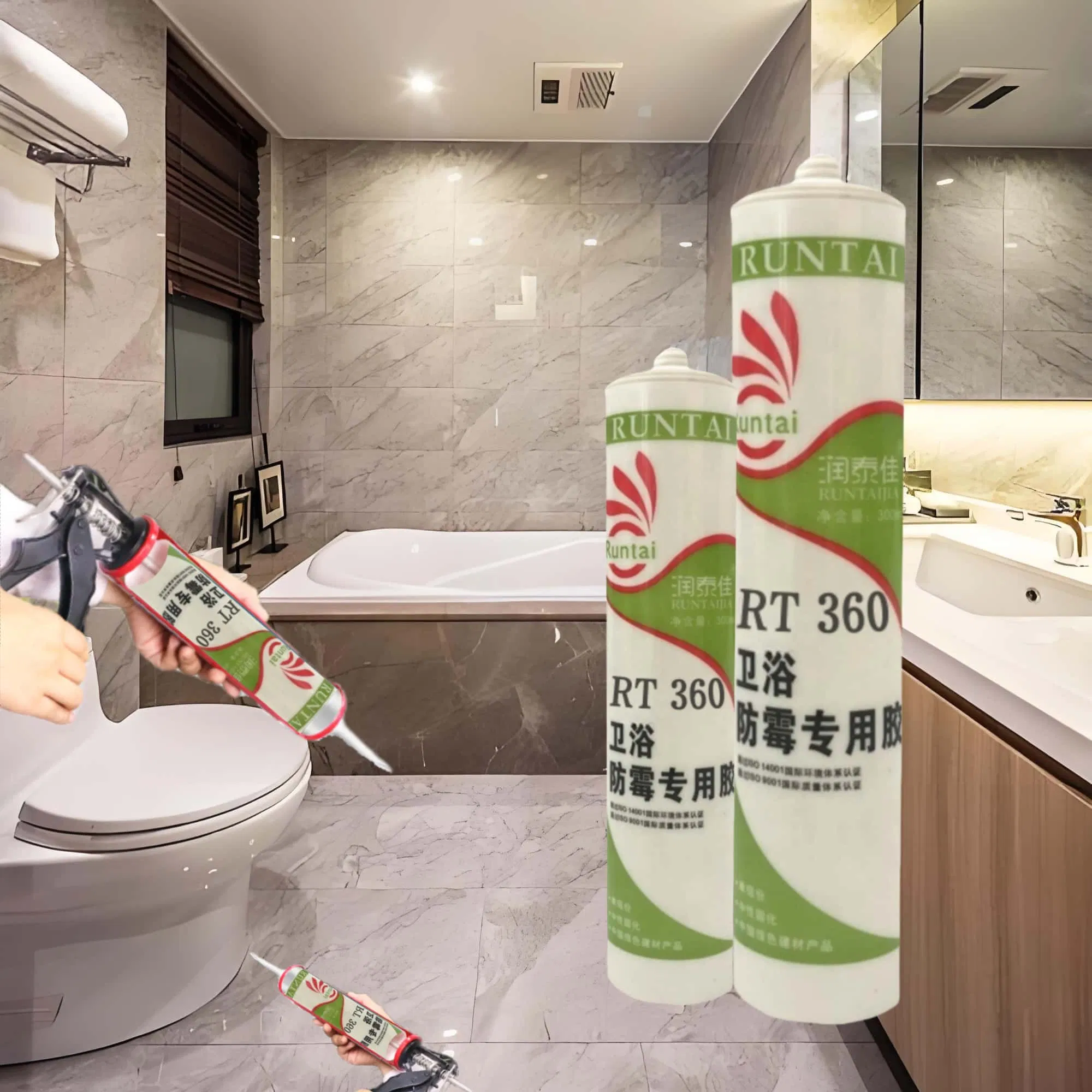 Best Quality Mildew Proof Silicone Sealant for High Grade Sanitary and Kitchen Sink Sealing