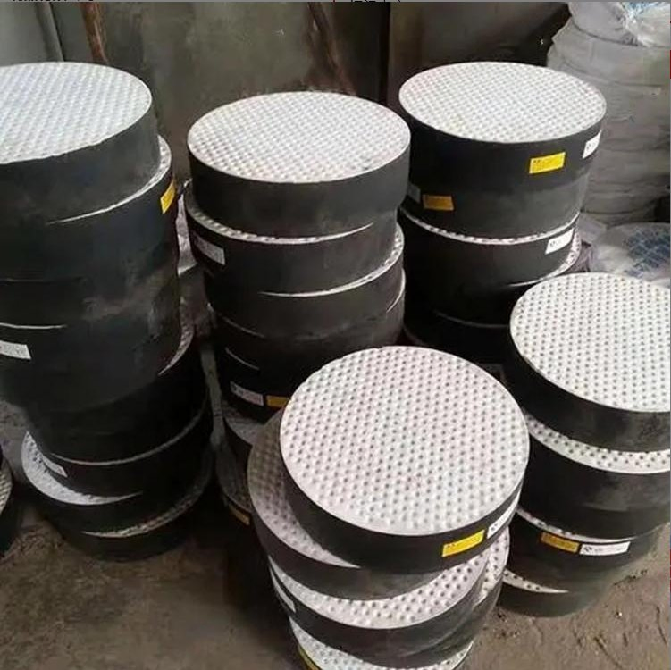 Laminated Elastic Bridge Seismic Isolation Rubber Bearing Reinforced Steel Plate Insided Natural Rubber Bridge Bearing