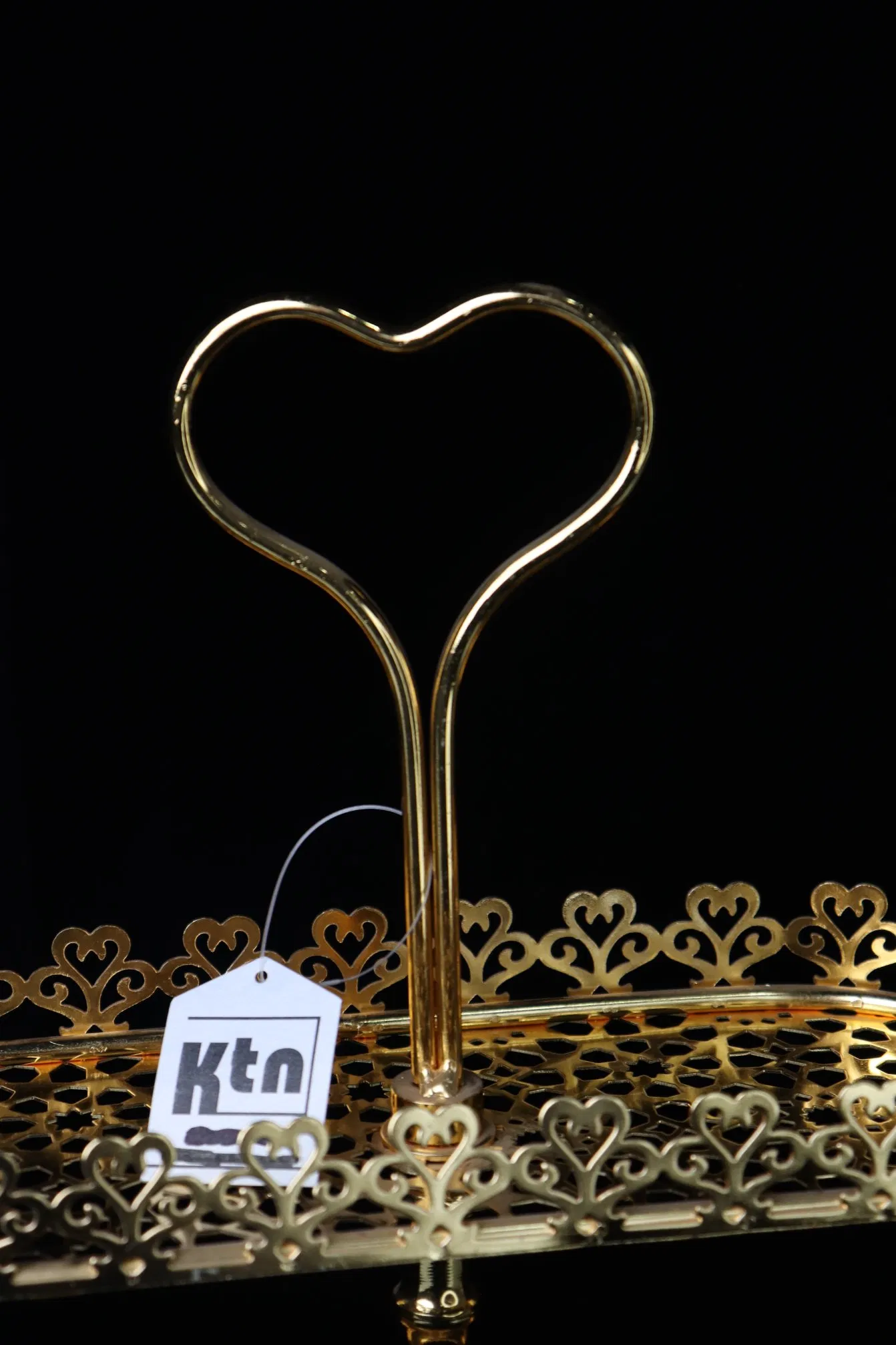 Large Size Three Floors Layered Cake Gold-Plated Iron Standard Decoration Pentagram Plate Afternoon Tea Cake Stand