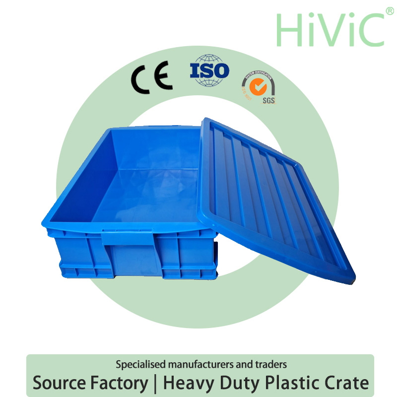 Fruit Collapsible Vegetable Basket Plastic Stocked Vented Foldable Crate