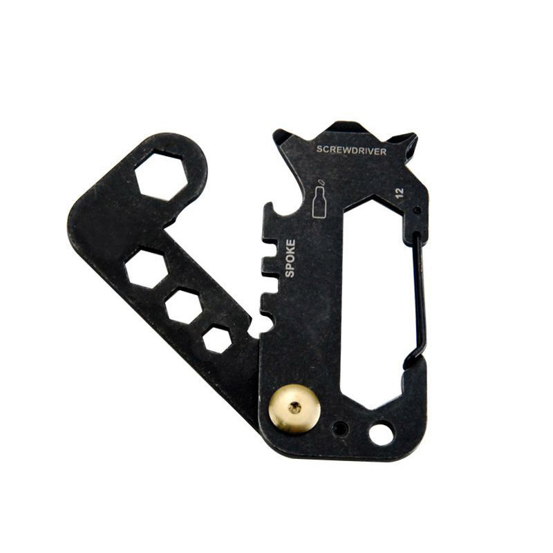 Мультитул-брелок с карабином и открывалкой