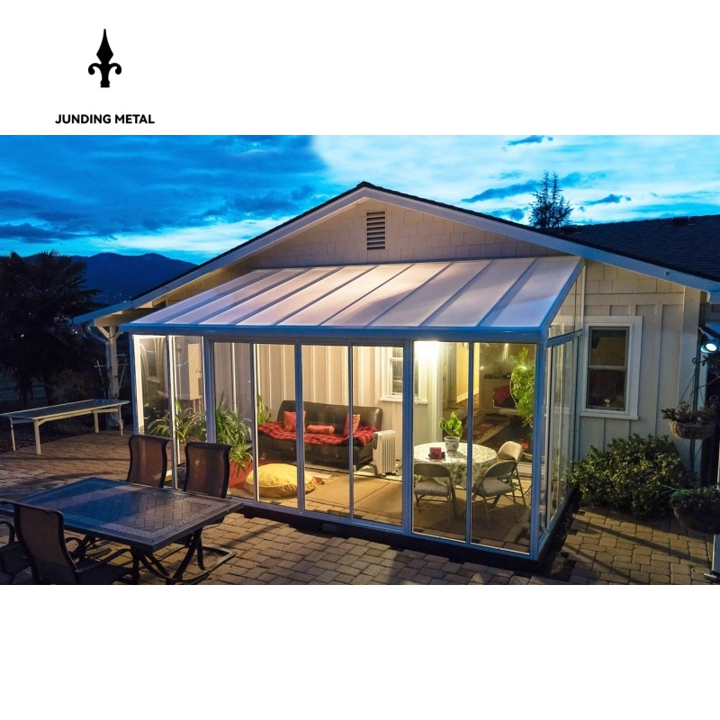 Latest Products Double-Glazed Insulated Glass Sunroom for All Season Enjoyment