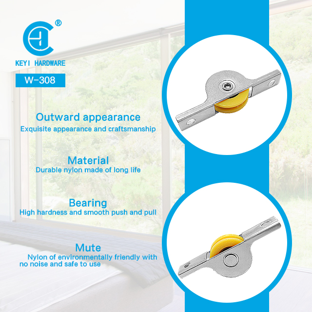 Nylon and Iron Sliding Door & Window Roller