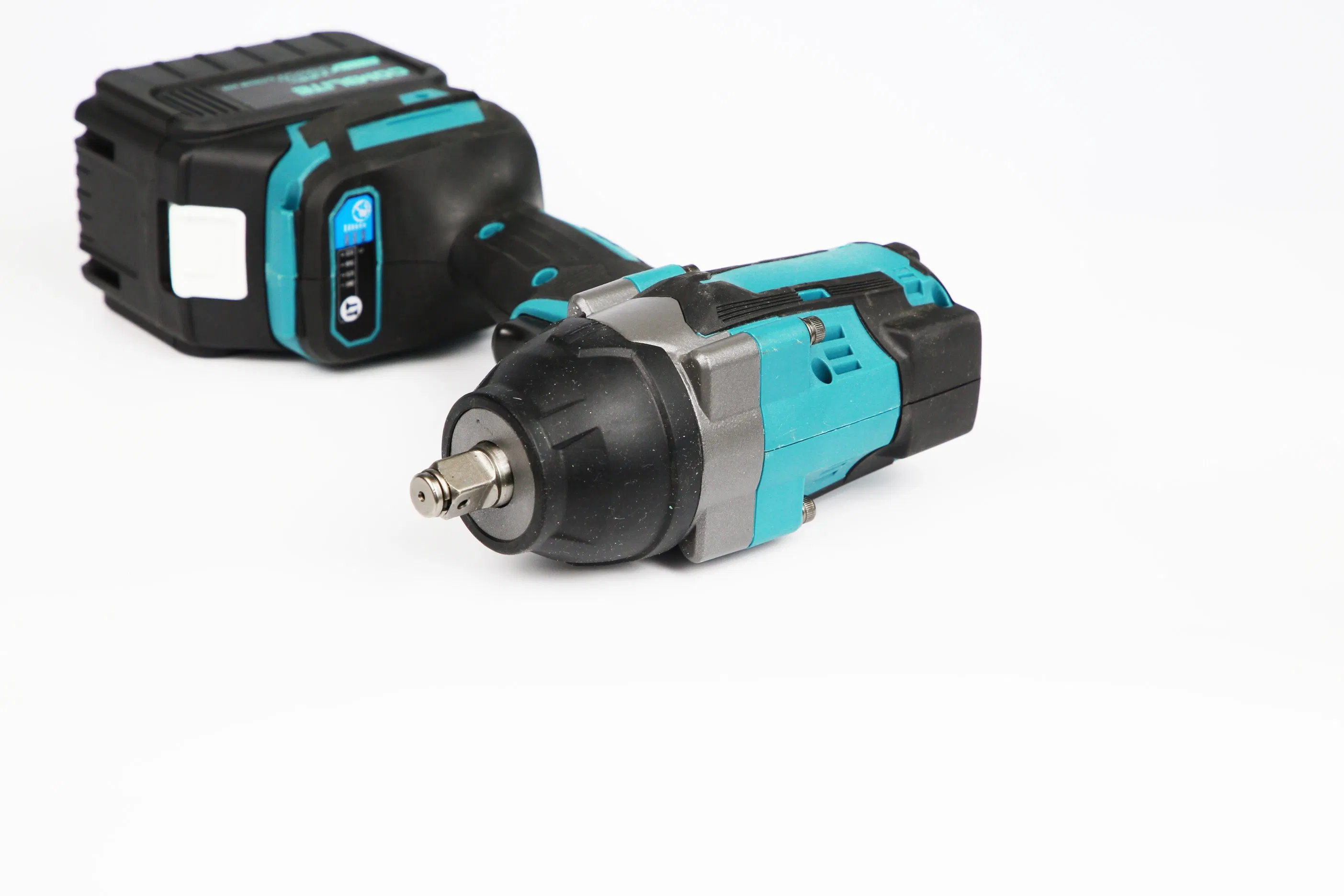 Cordless Electric Brushless Impact Wrench Power Tools with Battery and Charger